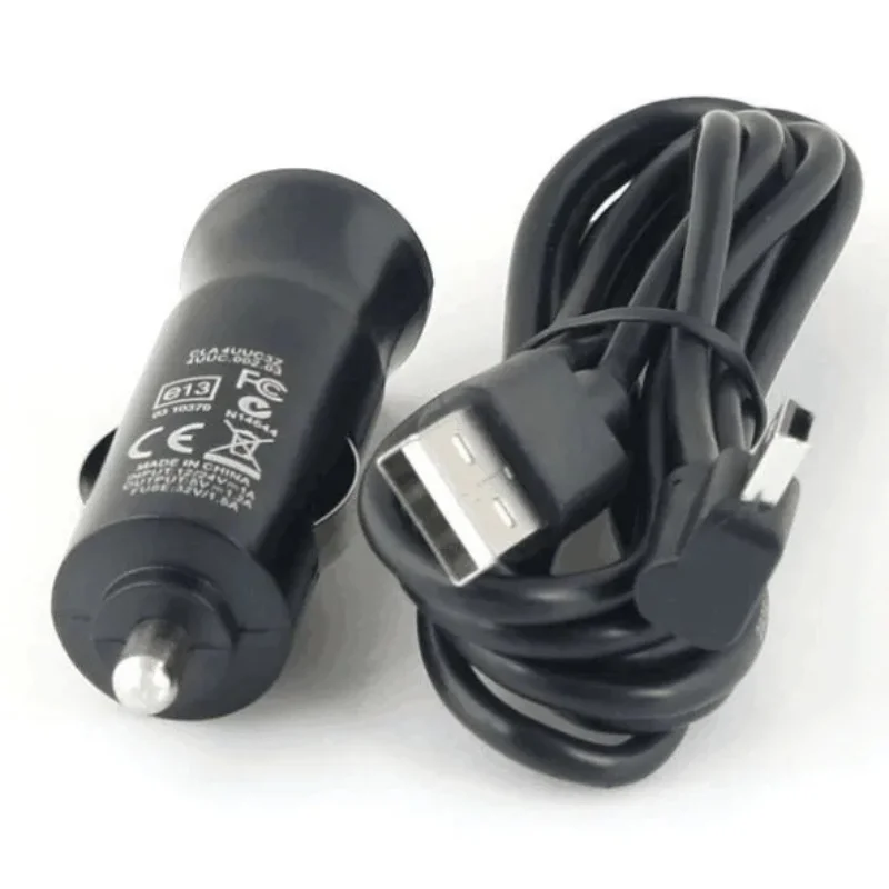 5V1.2A USB TomTom Car Charger and mini5p Cable For PRO 5150 9150 9100 7100 7150 Truck Live GPS