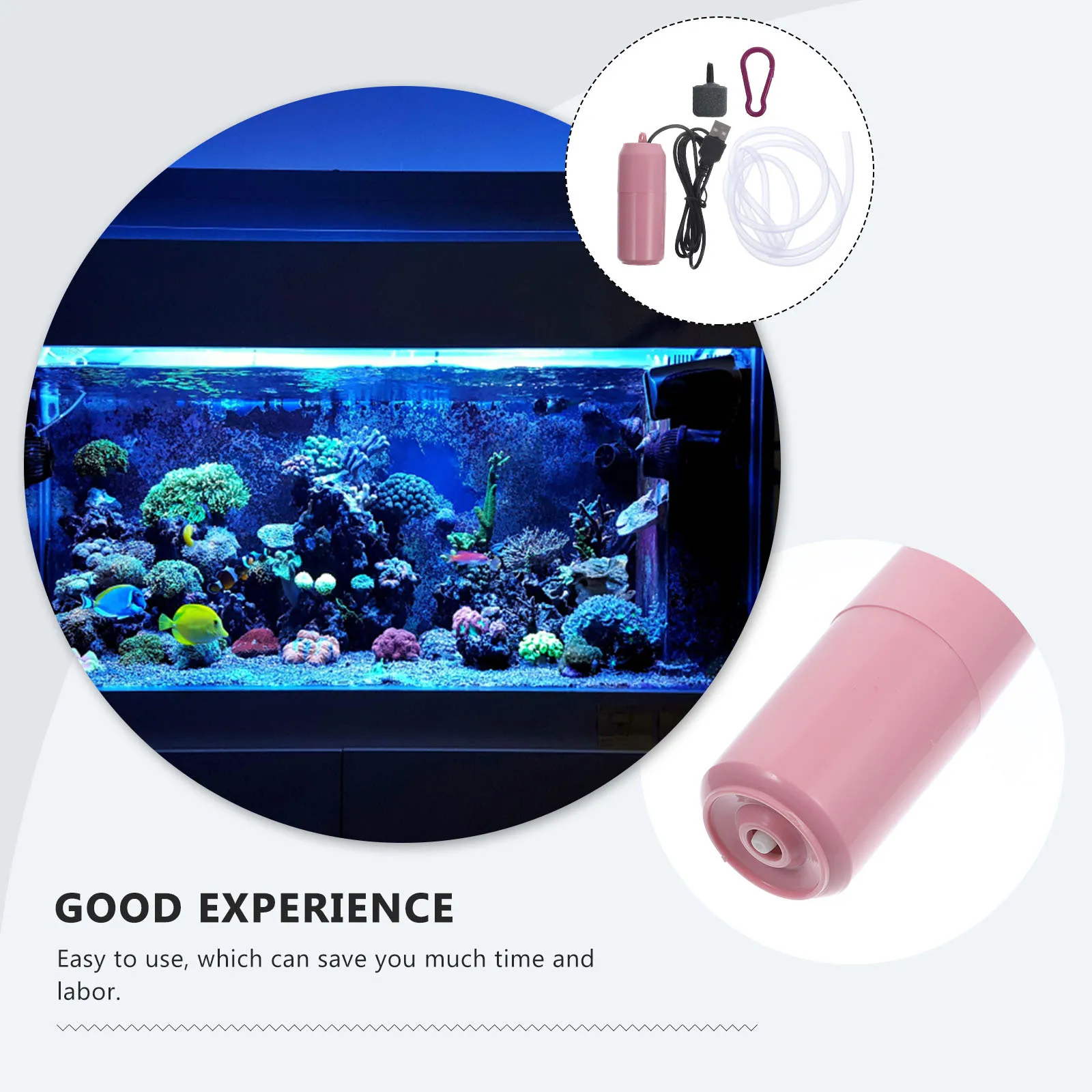 

1Set Fish Tank Oxygen Aerator Mini USB Air Pump Aquarium Oxygen Pump Portable Small Size Durable Home Fish Tank Aerator