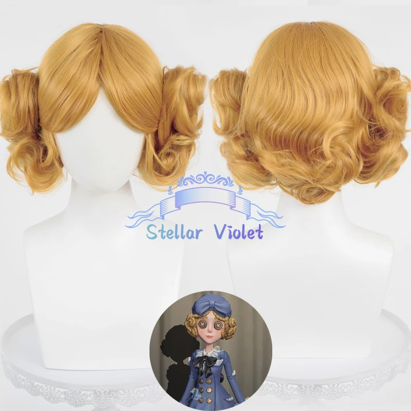 ميكانيكي تريسي ريزنيك شعر مستعار تأثيري مقاومة للحرارة لعبة الهوية الخامس ميكانيكي تأثيري بيروكات صناعية 32 سنتيمتر شعر مستعار بني/ذهبي هالوين