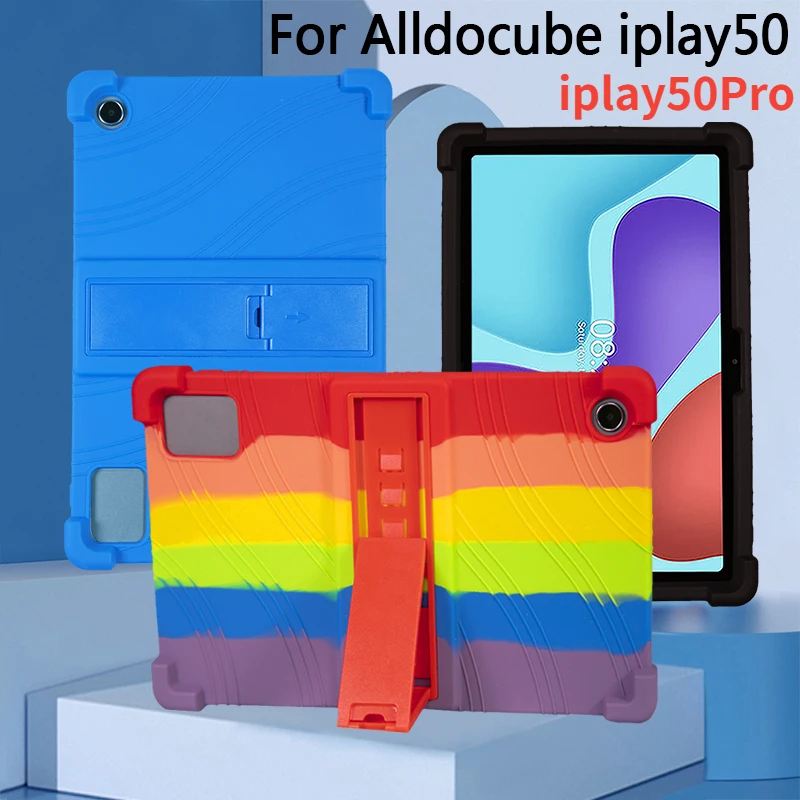 for Soft Silicon Case for Alldocube iPlay50 10.4 inch Tablet Cover Rotation Full Body Protect for iPlay50Pro Protect Shell