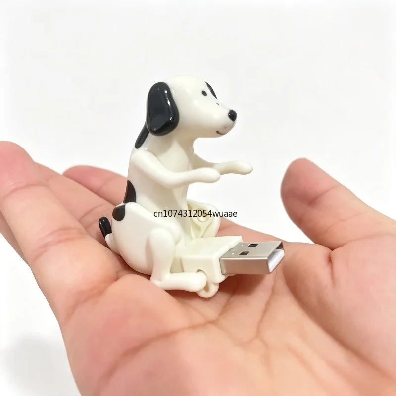 Portable Mini Cute USB 2.0 Funny Humping Spot Dog Rascal Dog Toy Relieve Pressure for Office Worker Best Gift For Festival