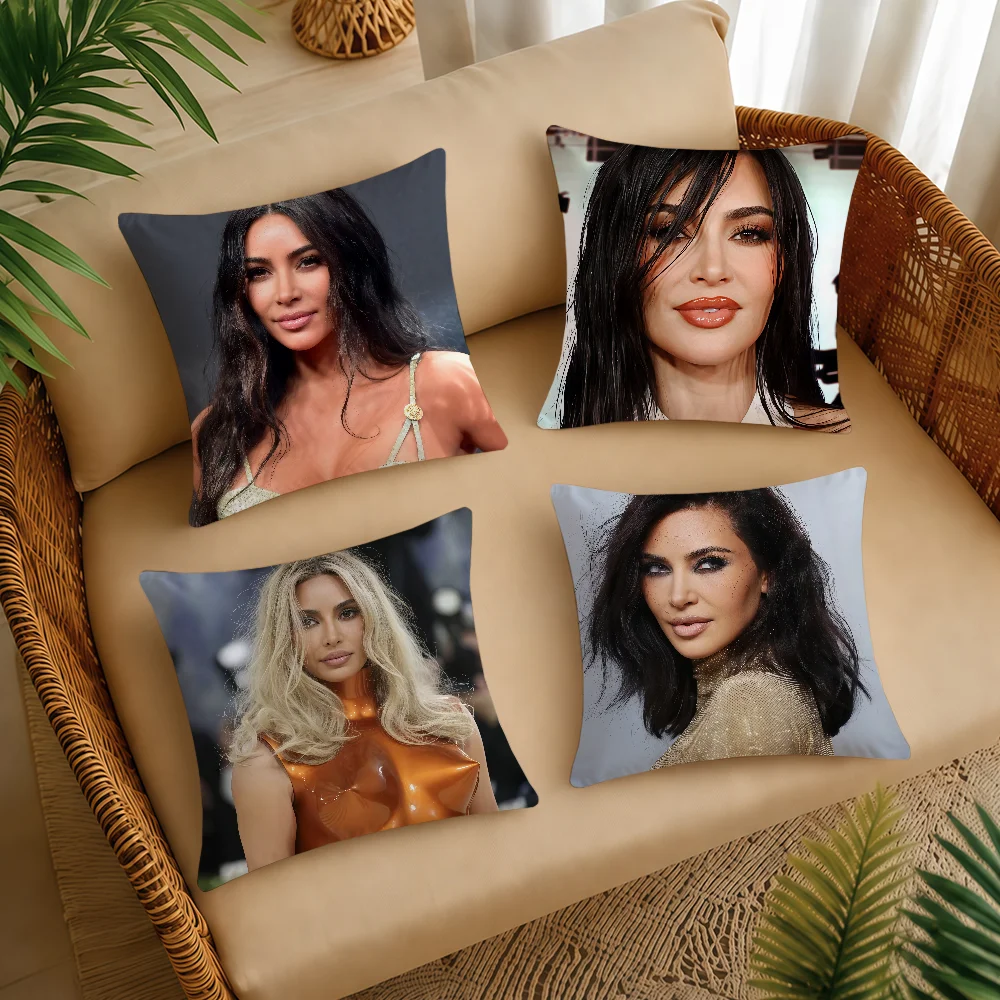 FAMOUS K-KimS K-KardashiaS Cushion Cover Square Decorative Throw Pillow Case Sofa Bed Living Room Anniversary Gifts
