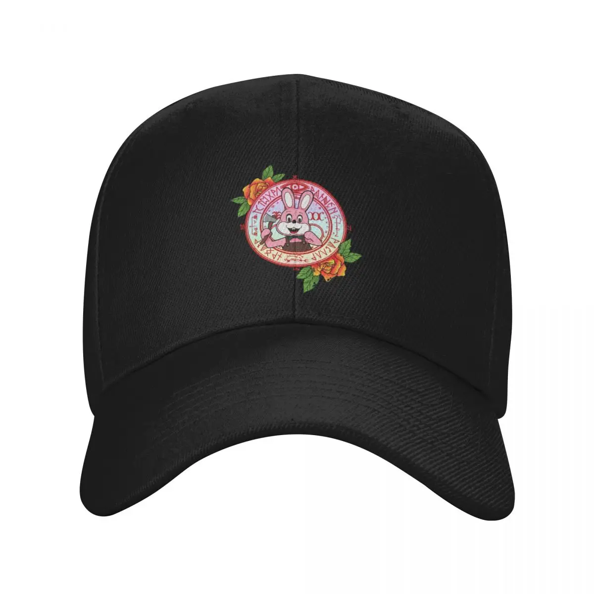 

Robbie the Rabbit - Silent Hill 3 (Pastel Rainbow Version) Baseball Cap Trucker Hat Vintage Luxury Cap Women's Beach Men's
