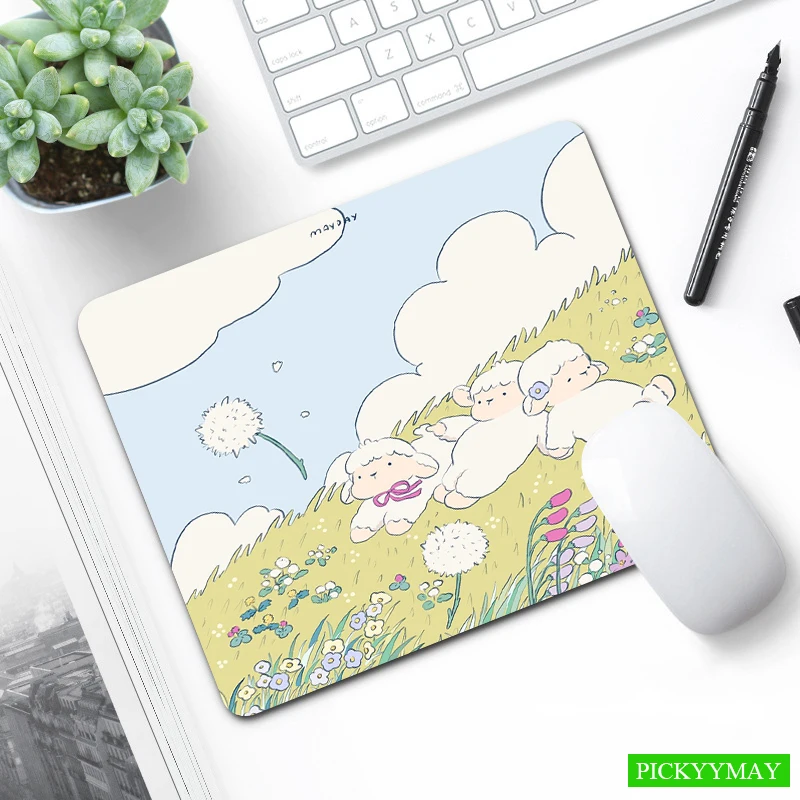 

Lovely Small Mouse Pad Office XS Mousepad Cute Laptop Mouse Mat High Quality 20x25cm Little Rubber Desk Pad Design