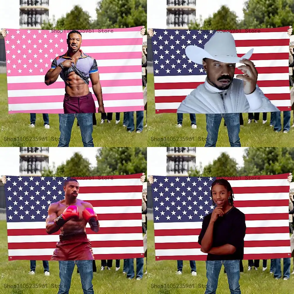 

Actor M-Michael B J-JordanS Flags Room Decor Outdoor Decors Personalized Items Flags For Bedrooms Home Funny