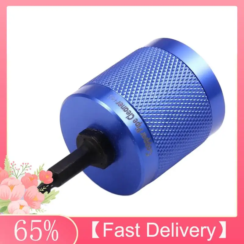 

~A61Z Copper Pipe Cleaner Brush, Metal Tool For Power Drill Tube Cleaning Rust, Stains, Paint Removal 1/2"