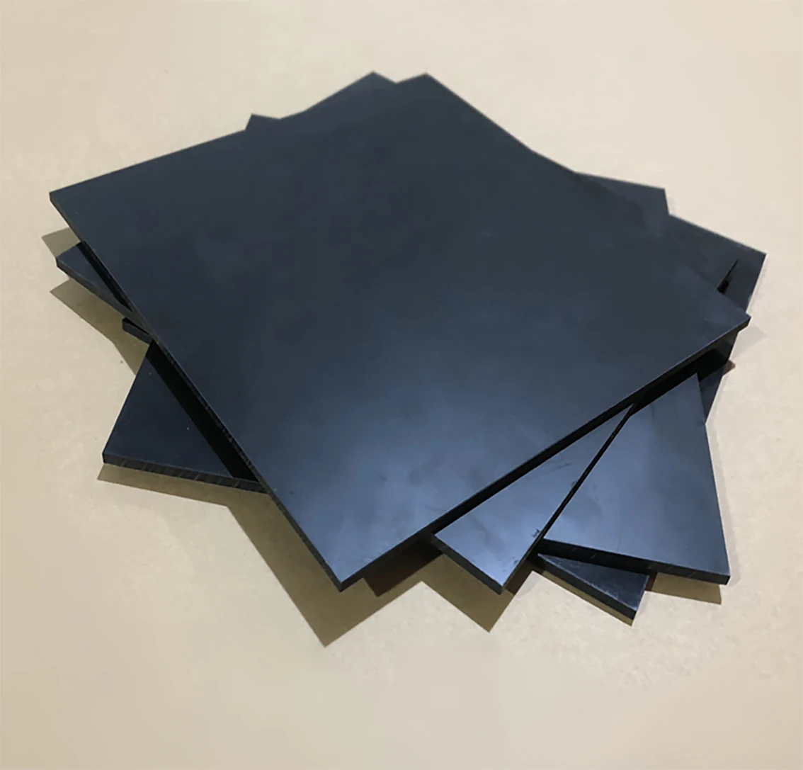 1/2/5Pcs 200x200mm Black ABS Plastic Board Thickness 1mm/1.5mm/2mm Model Sheet Material for DIY Model Part Accessories