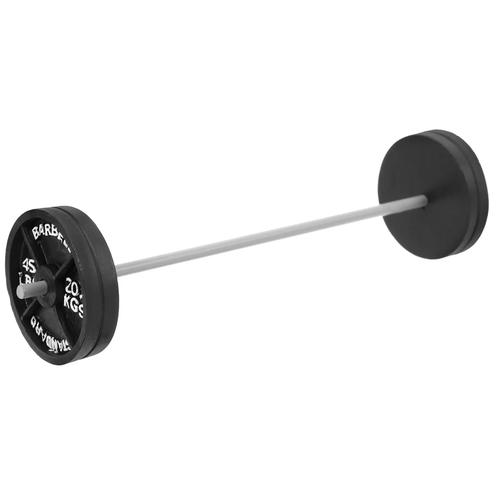 

Lifelike Mini Barbell Ornament for Mini House Decor Dollhouse Miniature Scene Fitness Prop Small Space Decoration Bookshelf