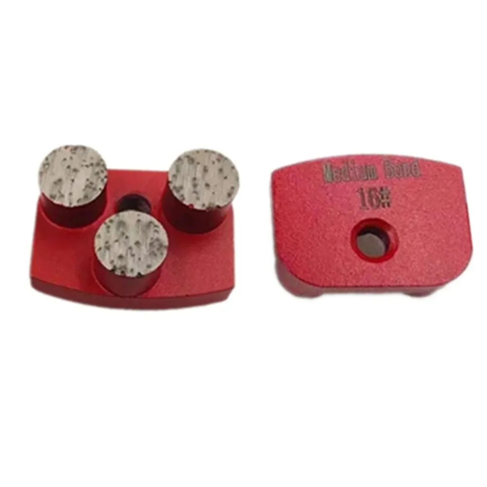 Newgrind Rhino Three Metal Bond Buttons Diamond Grinding Plates Concrete Floor Tools for Rhino Grinding Machine 9pcs