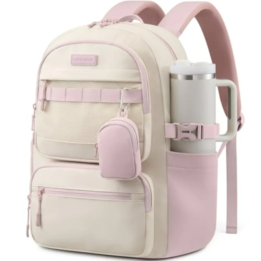 Commuter Laptop Backpack with Honeycomb Mesh Back and Ergonomic Padded Straps,"Water Resistant Travel Bag, Nurse Teacher Office