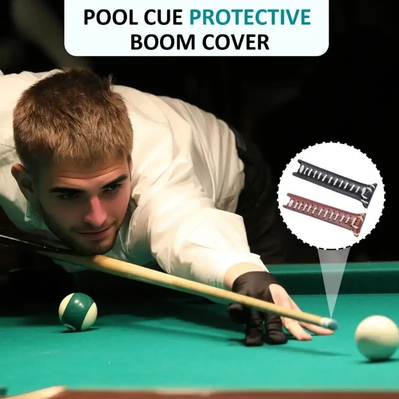 

R6FE Снукер, бильярдный кий, защитный кожаный чехол для головы, защита для бильярдной клюшки, прочный чехол для бильярдного кия