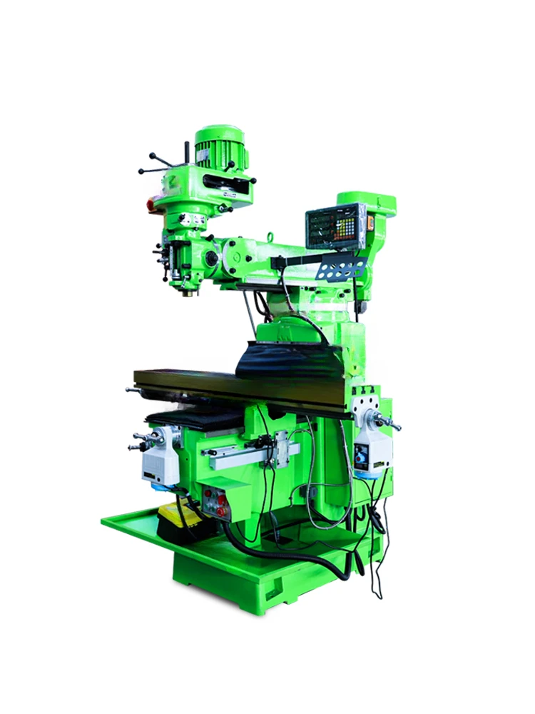 Tower milling machine manual vertical and horizontal universal rocker arm