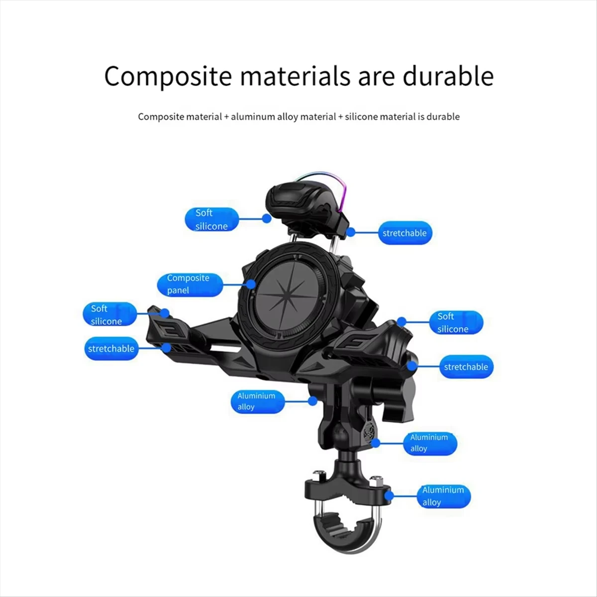 دراجة نارية للتدوير قوس في الهواء الطلق امتصاص الصدمات الملاحة جبل دراجة نارية سكوتر دراجة نارية مثلثات الملاحة حامل