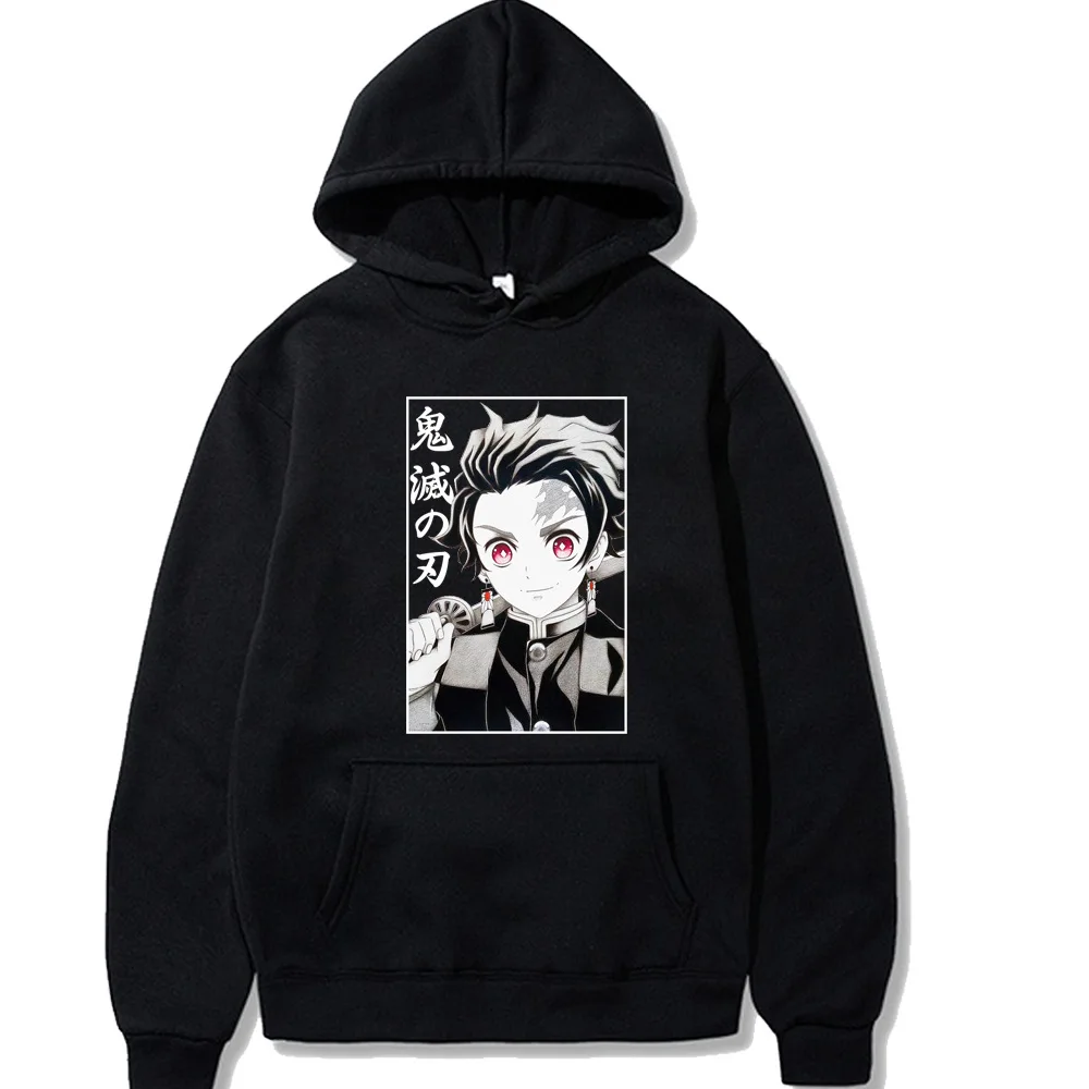 Demon Slayer Character Impressions Youth Street Style Anime Women's Clothing Fashion Hoodies Sports Leisure