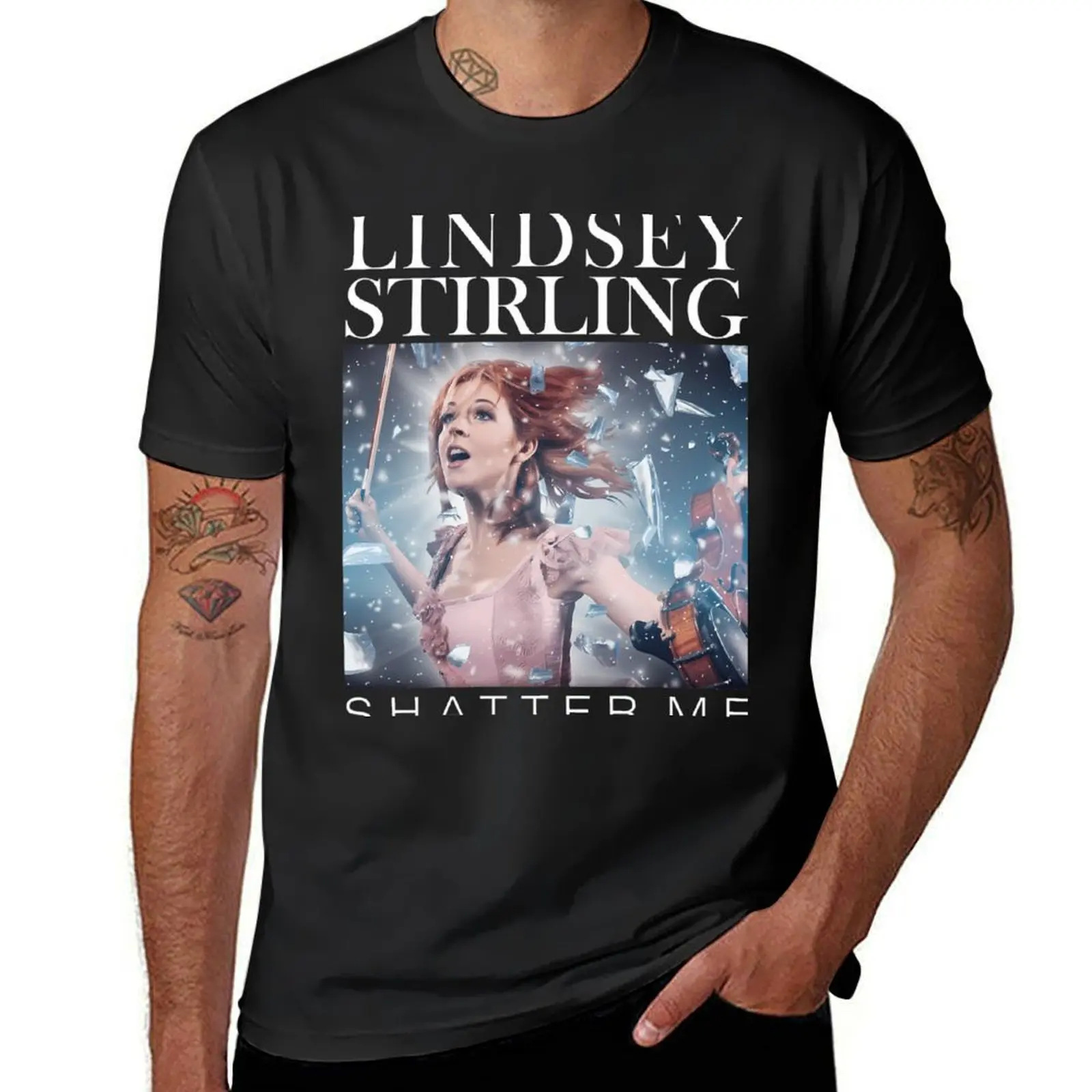 

LINDSEY STIRLING T-Shirt aesthetic clothes plus sizes shirts graphic tees Aesthetic clothing men clothings