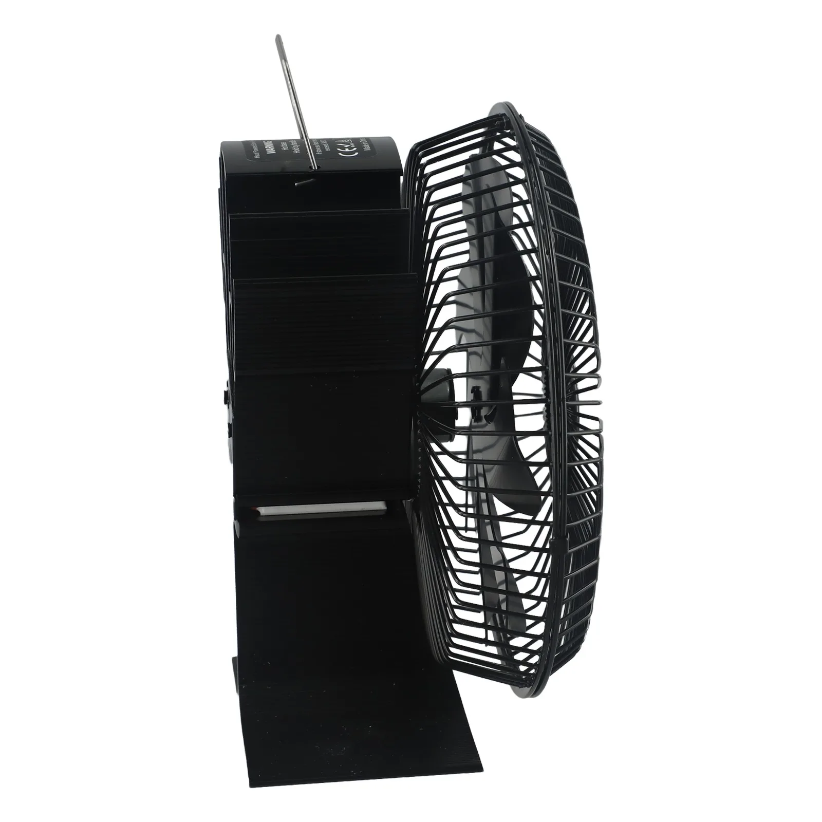 

7 Blade Fan Fireplace Fan Easy To Use Efficient Heat Distribution High-Quality Material Cabin No Batteries Required