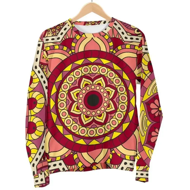 3D Long Sleeve Vintage Optical Illusion 3D Print T Shirt Men Women Kids Fashion Dizzy Funny Streetwear Oversized Graphic Tee