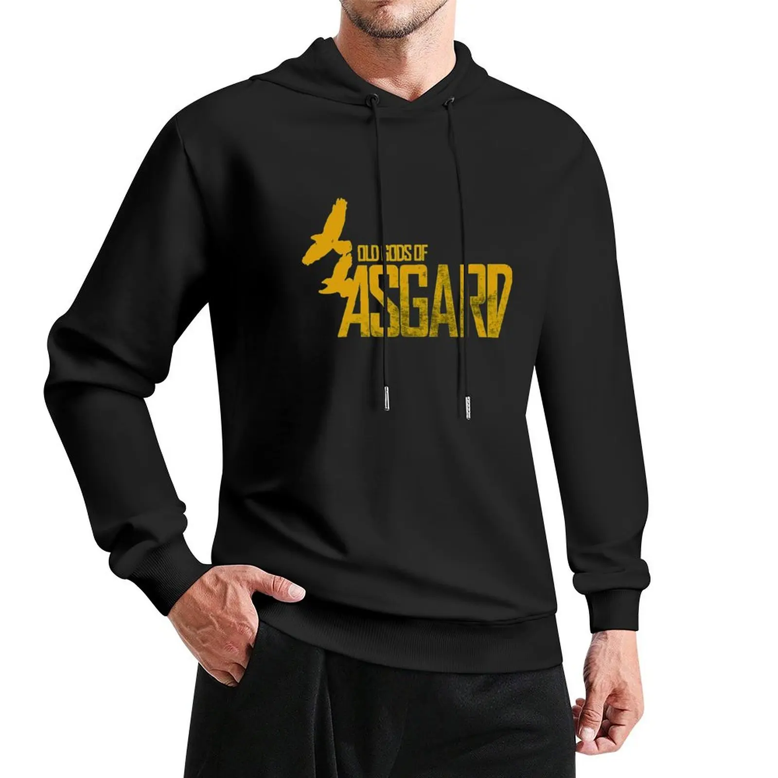 

Alan Wake Inspired Old Gods of Asgard Band Pullover Hoodie mens clothing autumn korean clothes men's hoodies