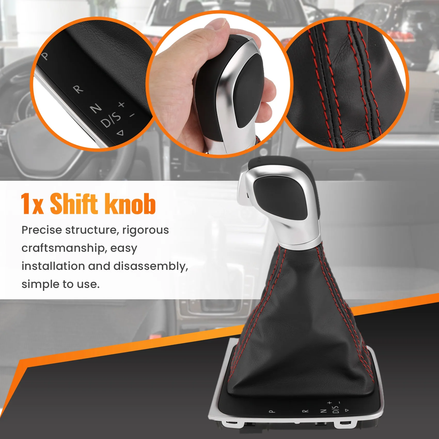 

【Price Drop !!】5GG713203A Automatic DSG Gear Shift Knob Shift Knob Lever For VW Golf 7 7.5 Golf R GTI