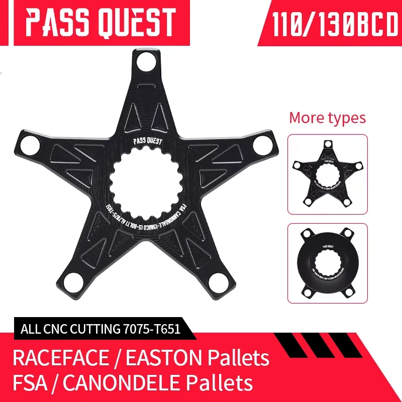 

PASS QUEST для поддонов RACEFACE/EASTON и поддонов fsa cannondale 110/130BCD, аксессуары для велосипеда