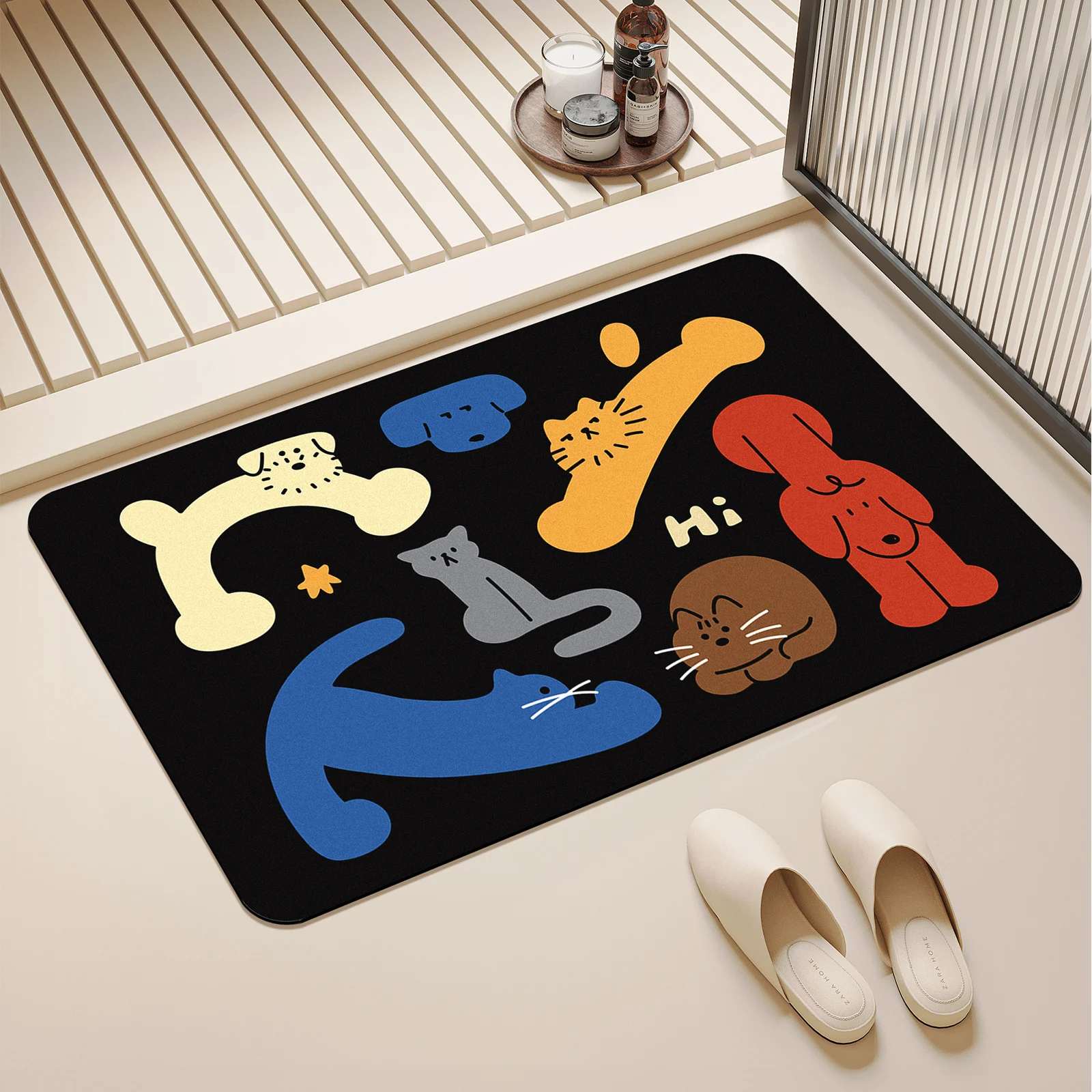 Rubber Bathroom Ant…