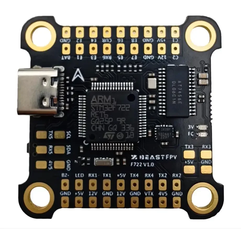 BoMaSF722 F7 Flight Controller FC 3-8S Lipo 5V/10V Dual BEC W/80A 4in1 BLheli_S ESC For RC FPV Freestyle Racing Drone Accessorie