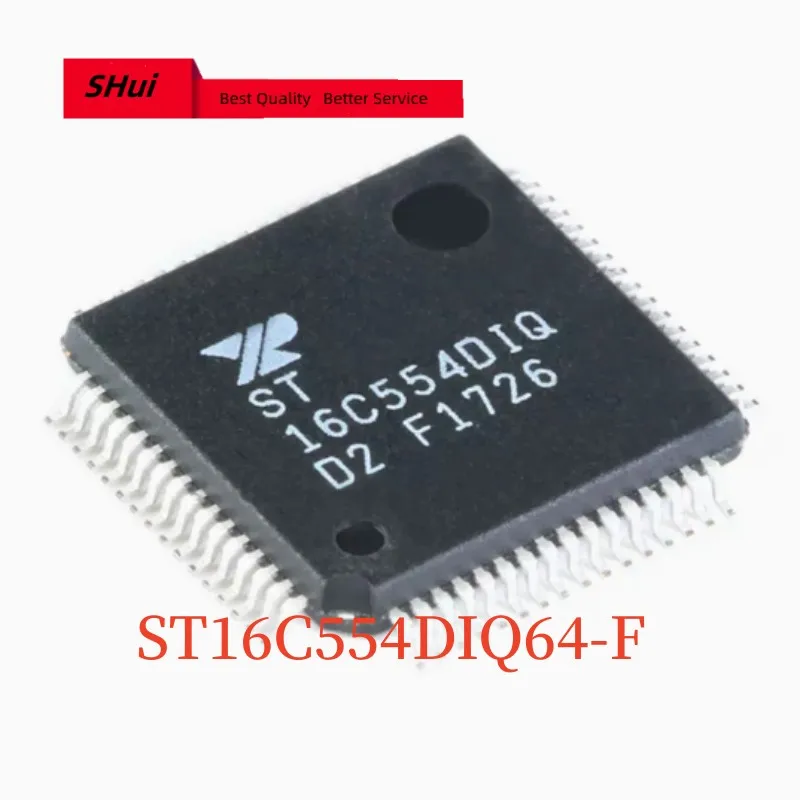 

2PCS~10PCS ST16C554DIQ64-F TQFP-64 ST 16C55ADIQ 16C554DIQD2 Bus to UART controller chip