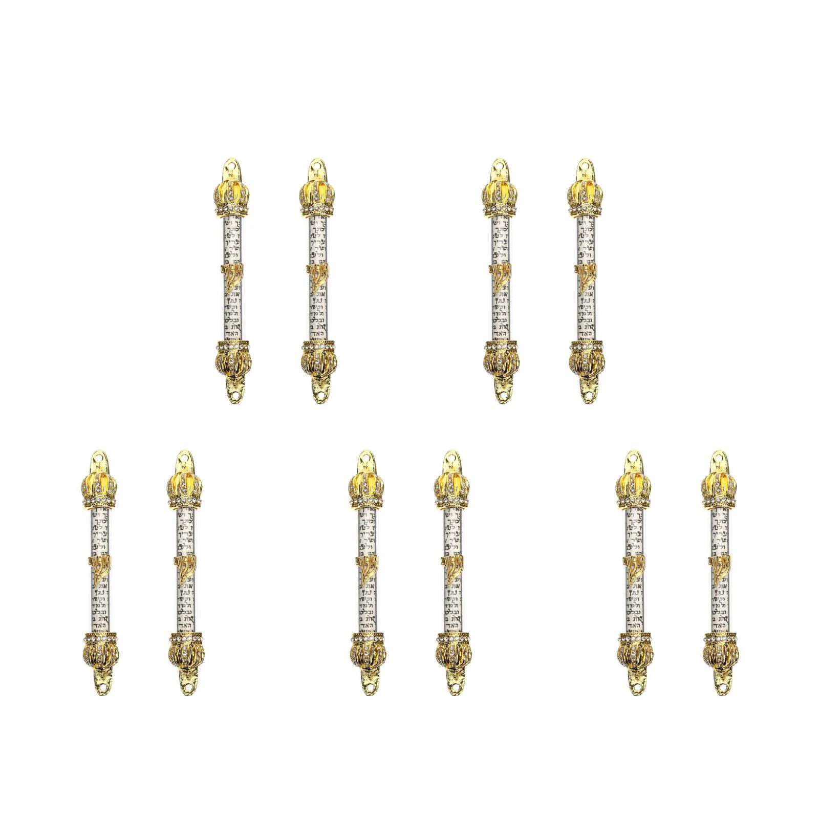 10 قطعة باب الكتاب المقدس المعدني Mezuzah باب يهودي Mezuzah المنزل المعادن Mezuzah باب المنزل Mezuzah اليهودية Mezuzah للباب الخارجي Hannuk