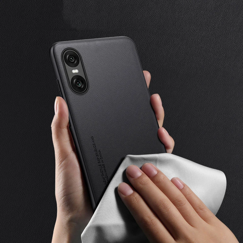 EUCAGR Luxury PU Leather Phone Case For Sony Xperia 1 VII 5 10 IV V 1 10 VII Skin Shockproof Soft Back Cover For Xperia 1VI 10VI
