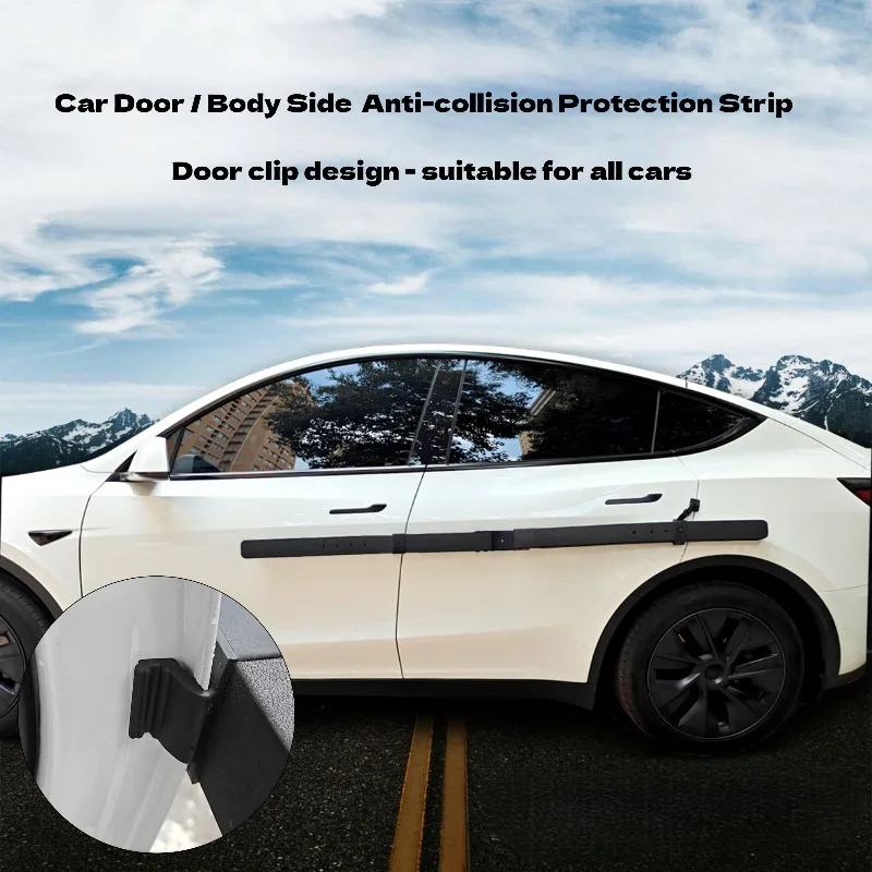 Universal Auto Tür Körper Seite Anti-kollision Schutz Streifen Tür Clip Feste Design Klapp Auto Aufkleber Dekoration Zubehör