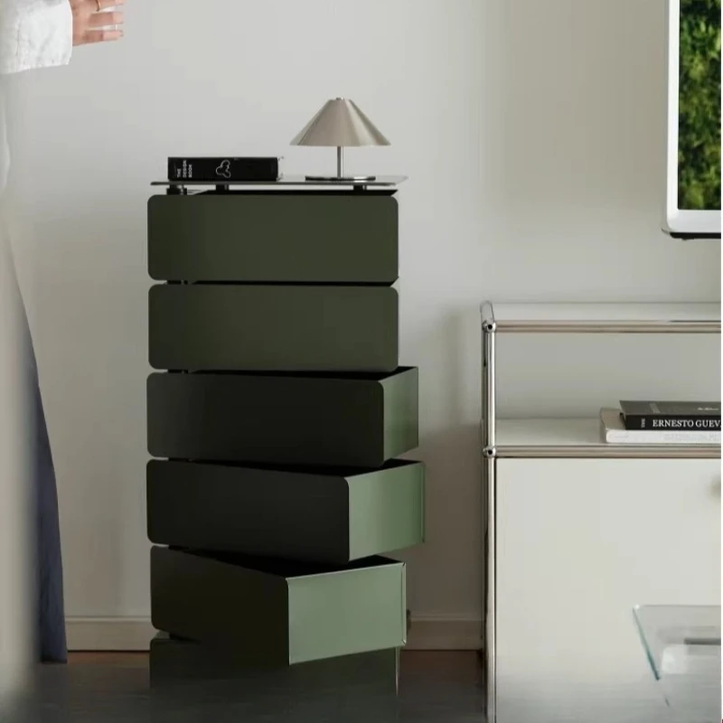 

Nordic creative rotating cabinet designer storage cabinet household multi-functional locker chest cabinet