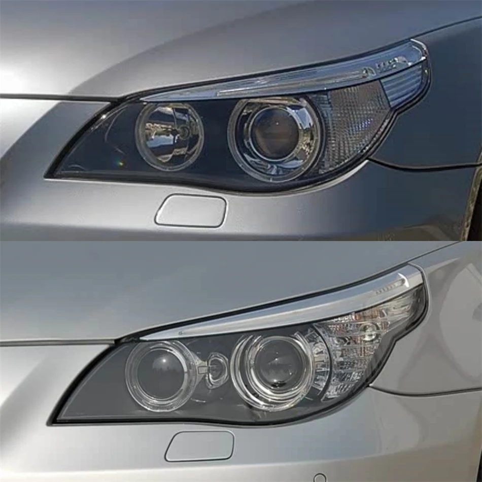 For BMW 5 Series E60 E61 520 523 525 530i 2004 2005 2006 2007 2008 2009 2010 Articles Cars Front Headlight Cover Headlight Base