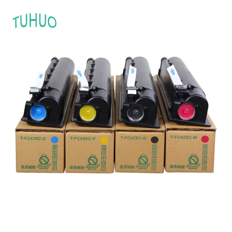 

4PCS/1 Set T-FC425 Toner Cartridge 425C For Toshiba E-Studio 3025AC 2020AC 2525 3525 4525 5525AC 6525 Compatibility Copier Toner