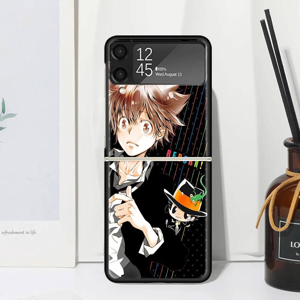 Чехол для телефона Katekyo Hitman Reborn для Samsung Galaxy Z Flip Zflip 6 Flip6 5 Flip5 4 Flip4 3 Flip3