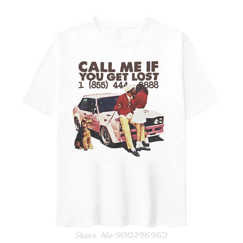 Funny Call Me If You Get Lost Print Graphic T-shirt Men Women Aesthetic Retro Fashion T Shirt Hip Hop Clothing Oversized Tshirt