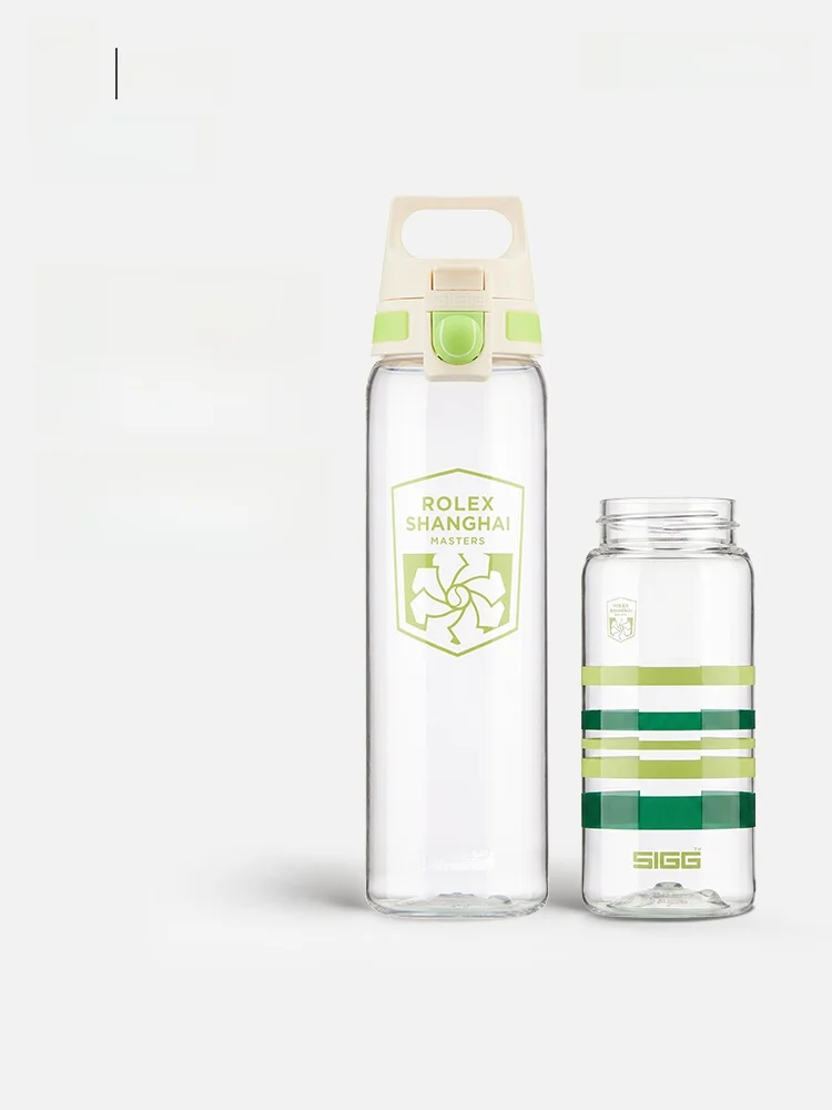 

Sigg Tritan Sports Water Bottle Large Capacity 800ml Heat Resistant Elastic Lid Portable Cup Collaborative Edition