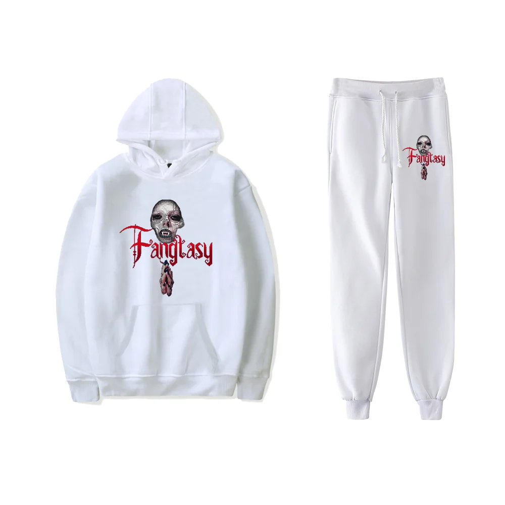 

Bambie Thug Fangtasy Fall 2-Piece Set - Hip Hop Vintage Hoodie & Jogger Pants Fashion Sweatsuit