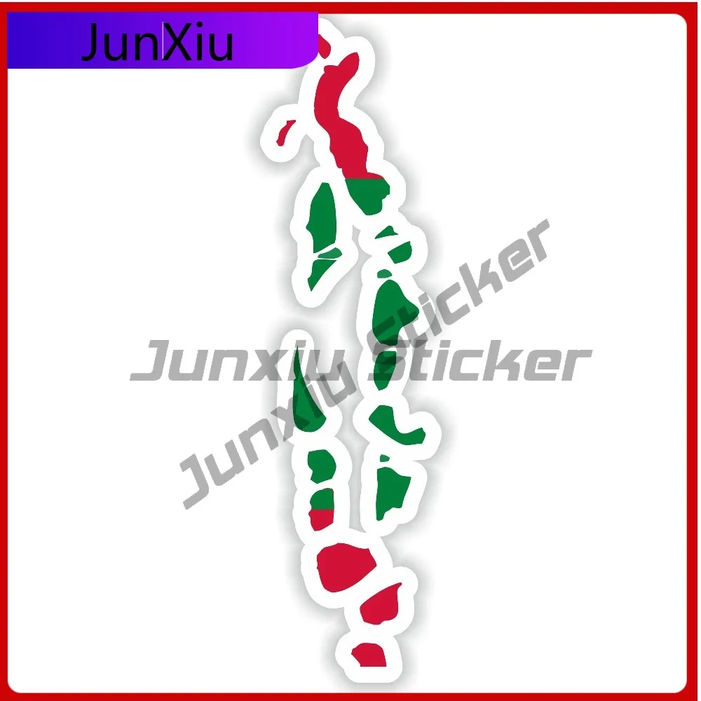 

Maldives Map Flag Silhouette Sticker Vinyl Waterproof Decals Graphics M Rv Caravan Camper Decals Outdoor Custom Car Decoration