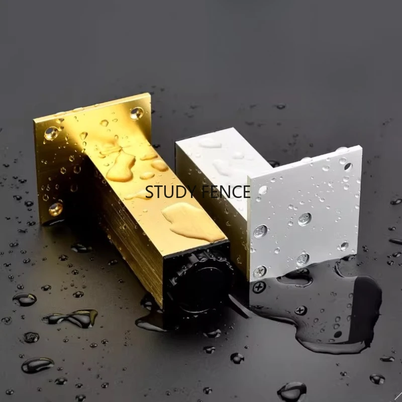 1 قطعة سبائك الألومنيوم أرجل قطع الأثاث قابل للتعديل ارتفاع أرجل قطع الأثاث خزانة مربعة دعم الساقين إكسسوارات الأجزاء الداخلية للكمبيوتر المنزلية #5