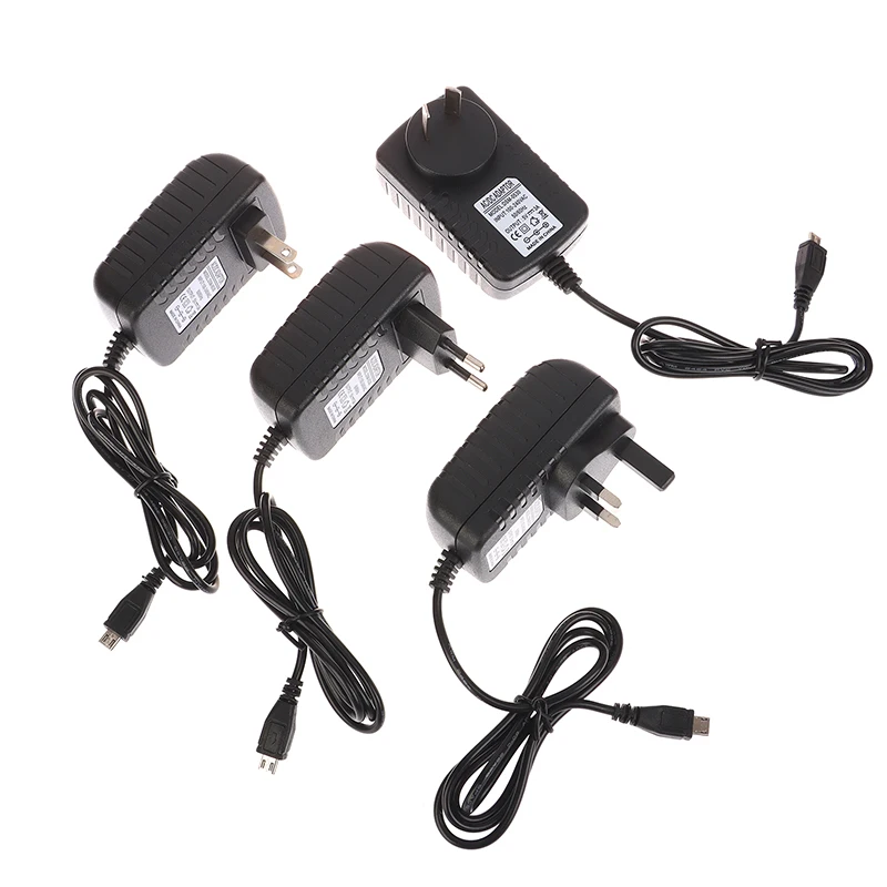 1Pc High Quality 5V 3A Micro USB AC/DC Power Adapter AU EU UK US Plug Charger Supply 5V3A For Tablet PC