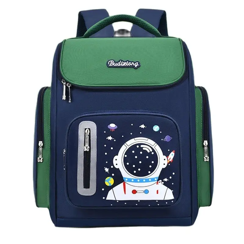 New Kid Boys Orthopedic School Bags Children Astronaut Printing Backpacks Primary Student Girls Children\'s Schoolbag Waterproof