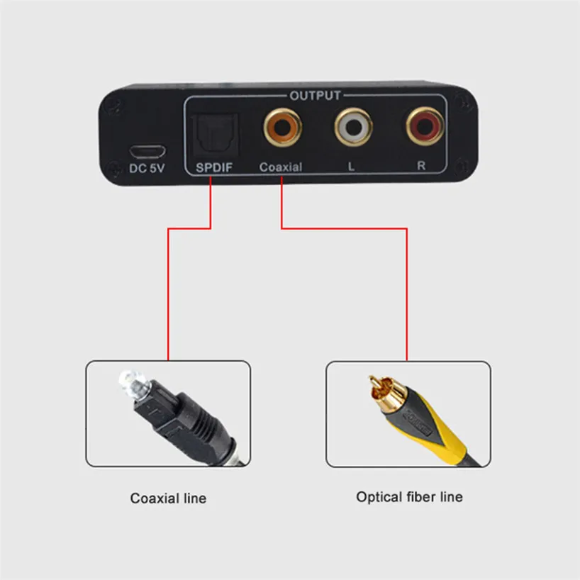 192KHz HDMI ARC Audio Extractor HDMI ARC zu koaxialen optischen Toslink Digital SPDIF Switch 3,5mm AUX Analog Audio Return Channel – Detail 8