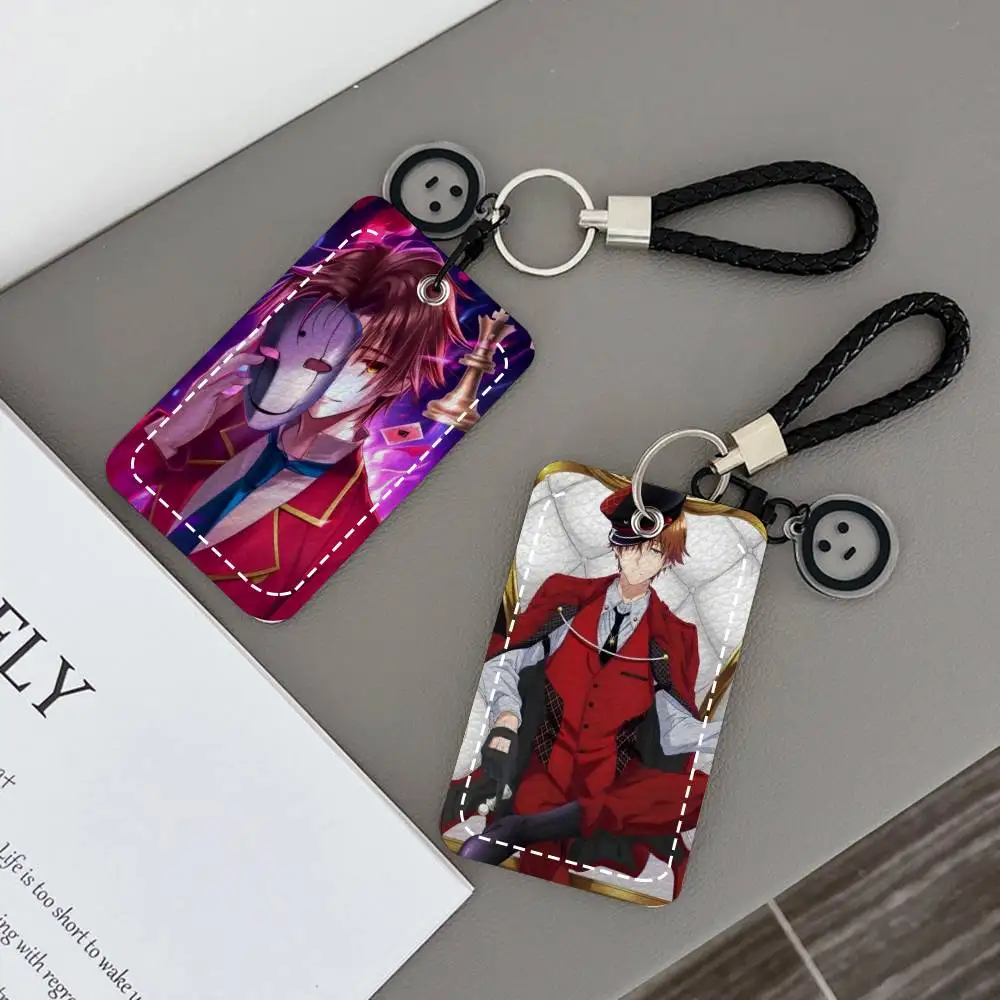 

Anime K-Kiyotaka Ayanokouji Card Holde Applicable To Credit Cards Bus Card Rectangular Keychain Protective Cover