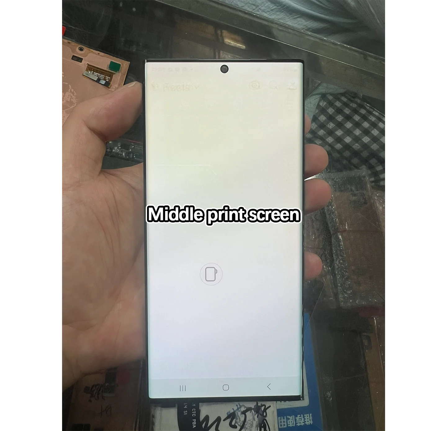 Schaduwvlekken met defecten voor S23u S918E S918B Display Touchscreen Digitizer AMOLED Kwaliteit voor Samsung S23 Ultra LCD Vervanging