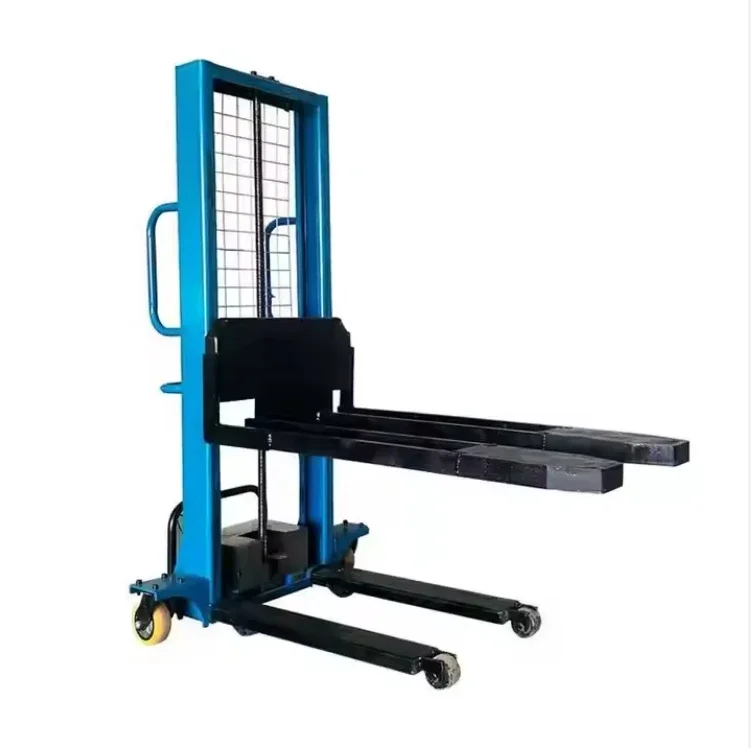 manual hand pallet stacker hydraulic lifter straddle reach lift truck forklift jack electric forklift