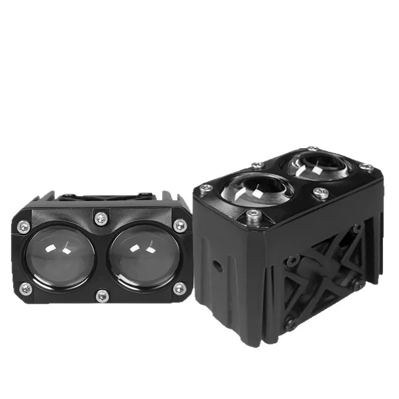 

Светодиодная противотуманная фара 12В 42Вт с двойным чипом, 3000K/6000K, водонепроницаемая линза для автомобиля и мотоцикла