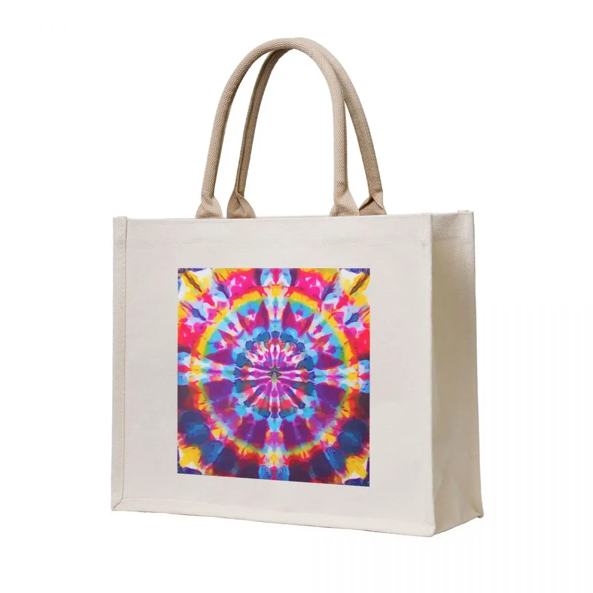 

Cool Tye Dye Pattern Tote Bag custom canvas bag Customizable tote bag Big women Fabric