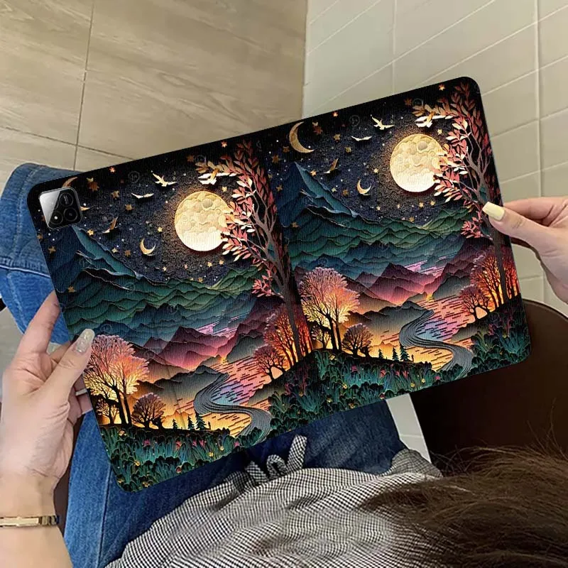 

Artistic landscape patterns For Xiaomi Redmi Mi Pad 5 6 6s 7 SE Pro Max Ultra 12.4 12.5 14 inch Tablet Case