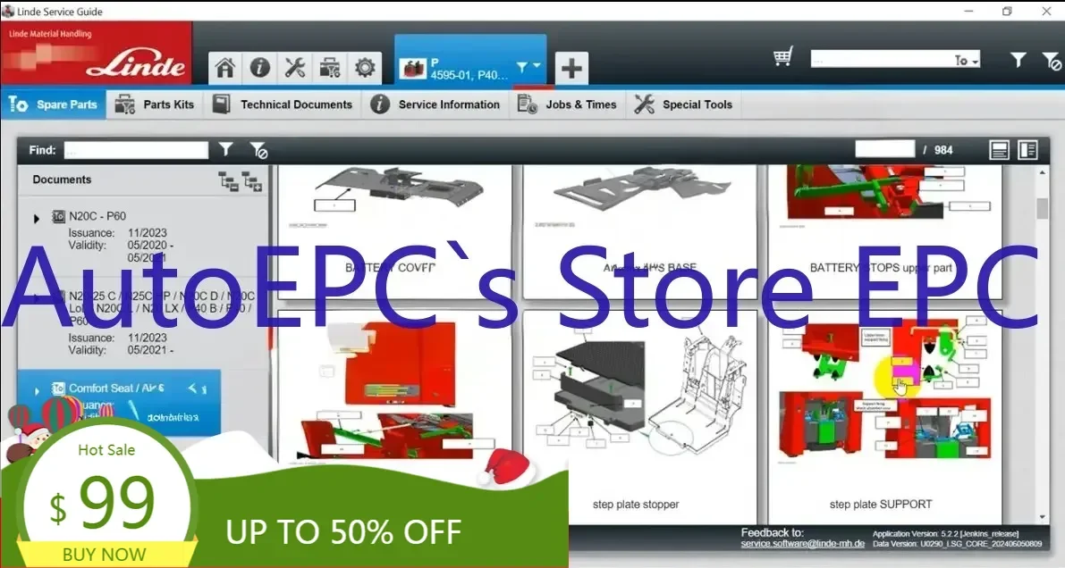 

Руководство по обслуживанию AutoEPC Linde 5.2.2 Обновление руководств LSG в U0290 [06.2024]
