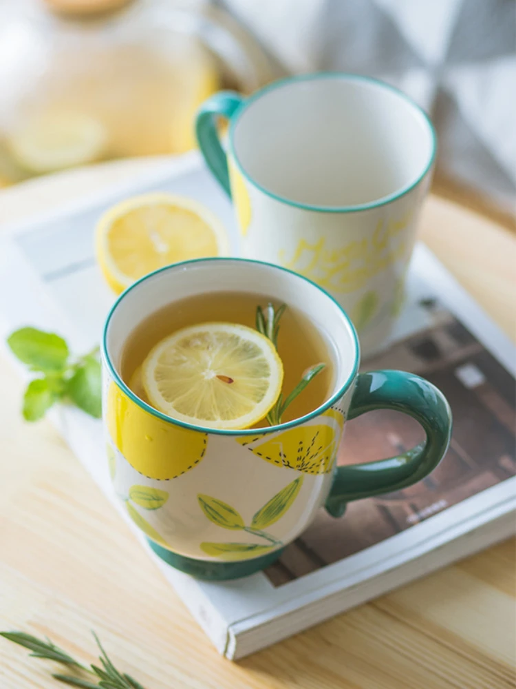 Mode Druck Luxus Tassen Milch Keramik Frühstück Hohe Qualität Japanischen Tassen Kaffee Tassen Kawaii Kreativität Tasse Becher Niedlich Tasse